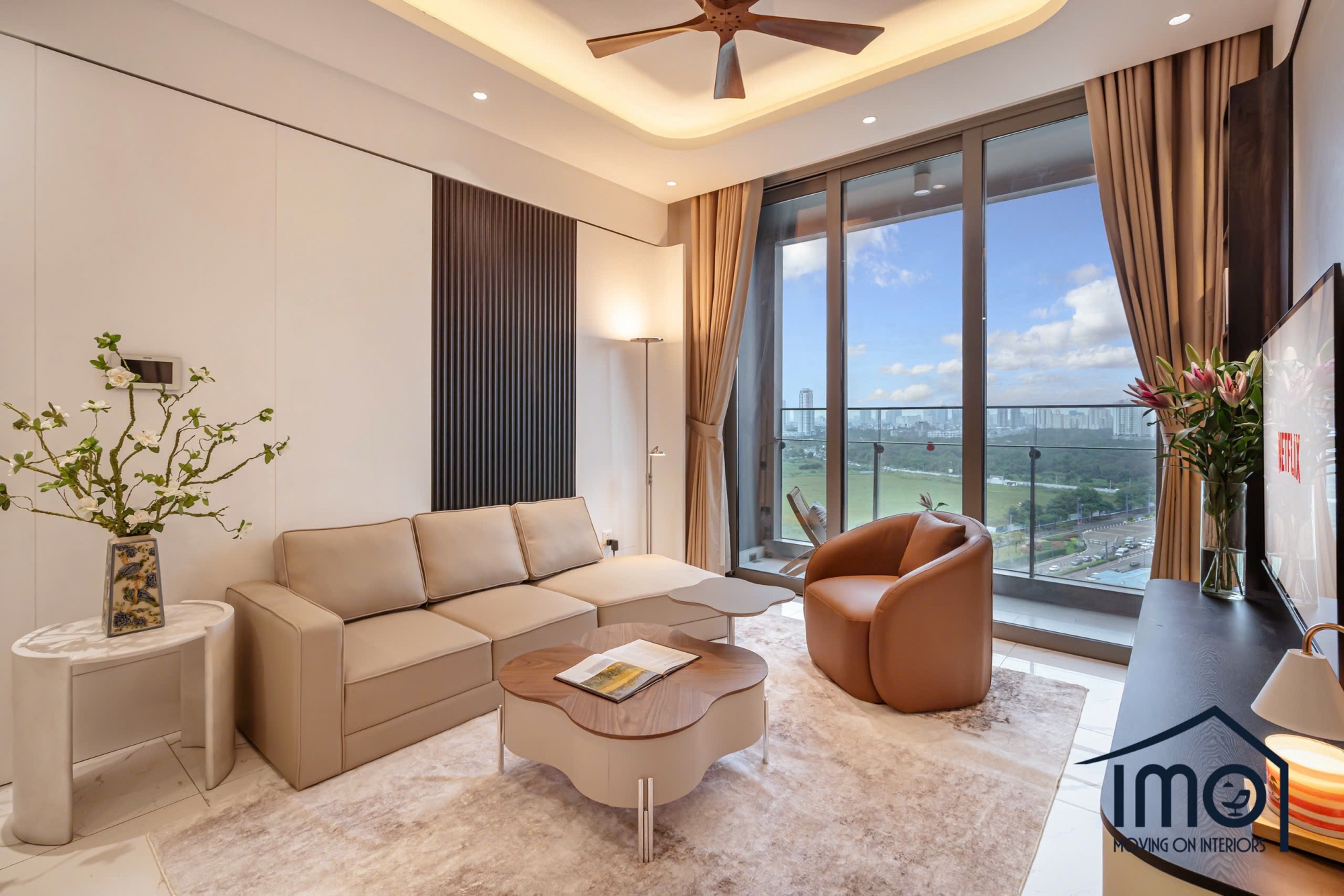 Luxury 2-bedroom apartment for rent with beautiful design at Empire City, Landmark 81 view