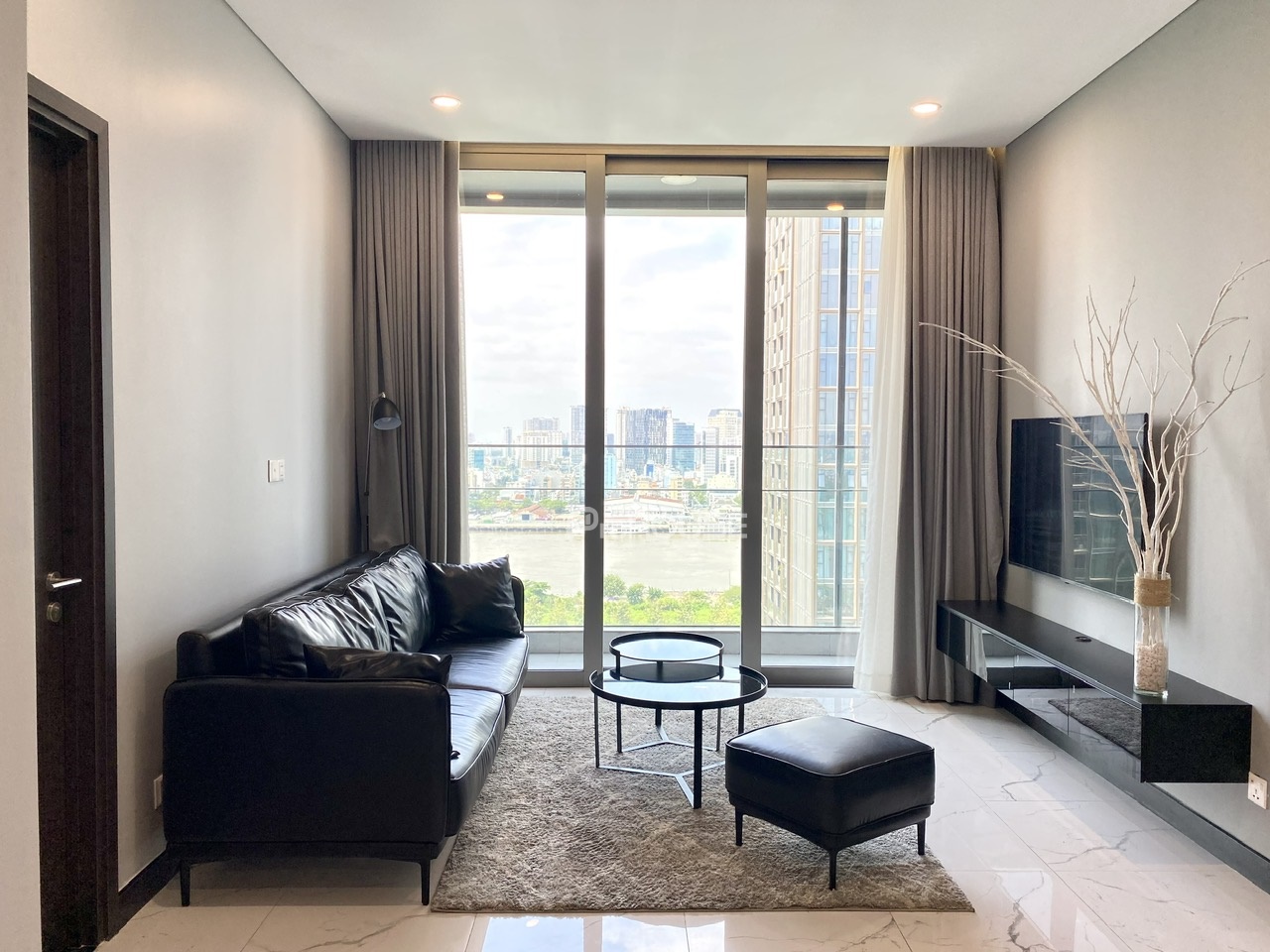 1 bedroom apartment for sale in Linden tower-Empire City with modern furniture