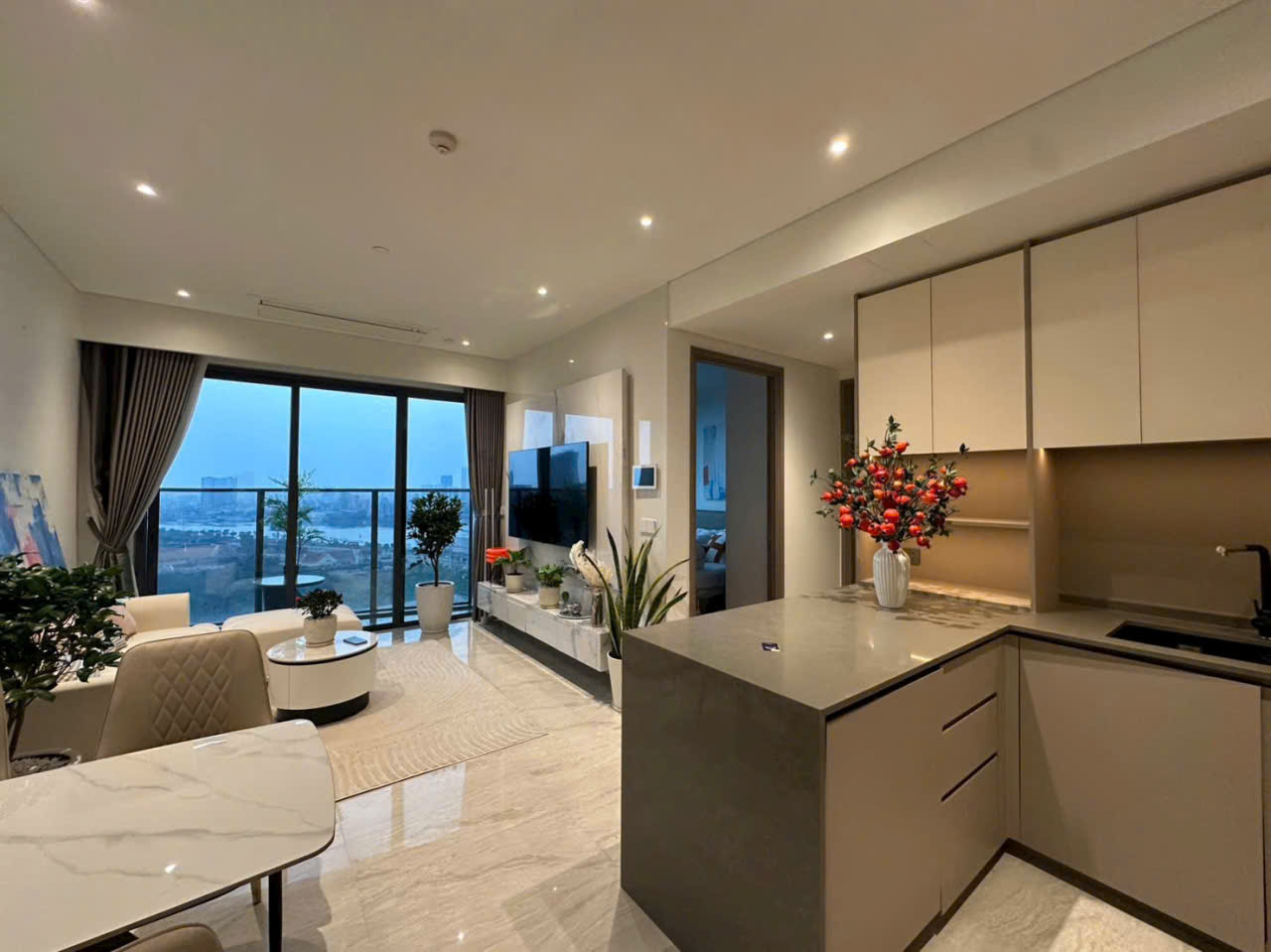 Bán căn hộ 2 phòng ngủ view sông đẳng cấp tại The Opera – Metropole, tầm nhìn pháo hoa quận 1