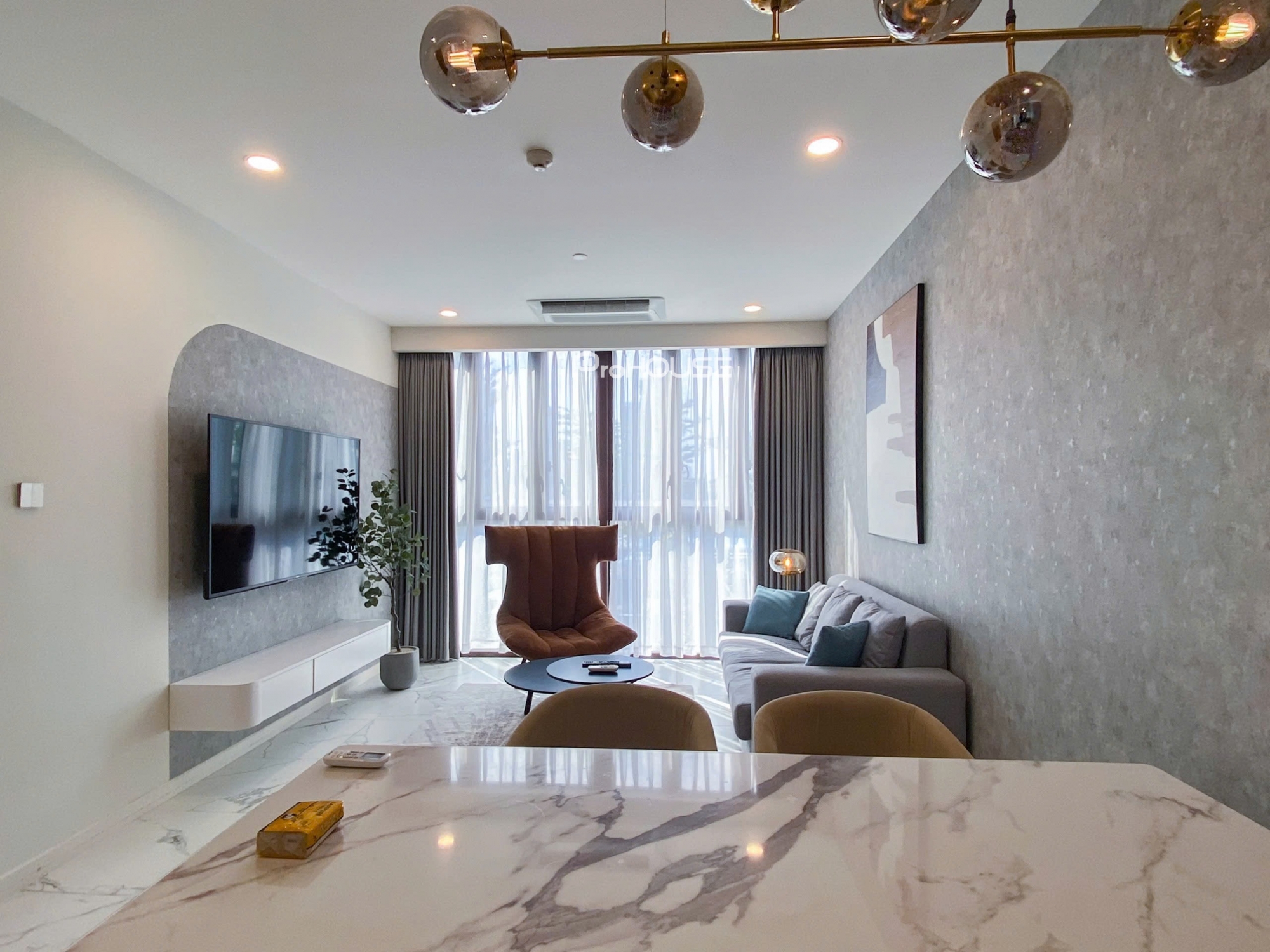 Căn hộ hiện đại cho thuê tại The Metropole | 3 phòng ngủ | Đầy đủ nội thất | View thoáng mát