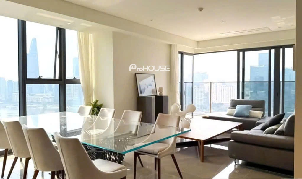 Căn hộ 3 phòng ngủ rộng rãi cho thuê tại The Opera Residence | 137m2 | Đầy đủ nội thất | View đẹp