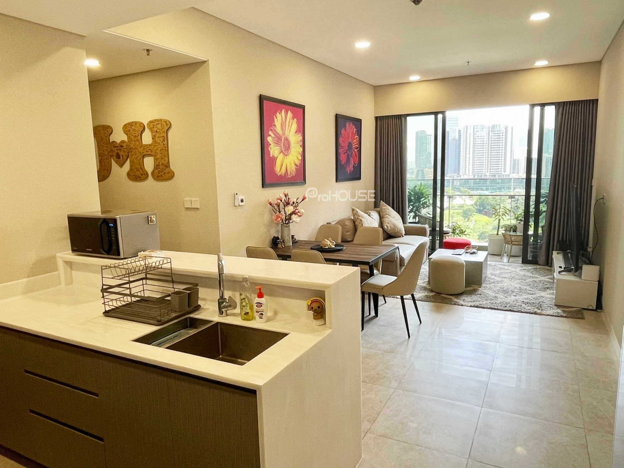 Spacious and fully furnished 2-bedroom apartment for rent at The River Thu Thiem