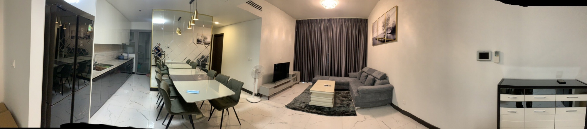 2BR apartment - view Landmark 81 for rent full furniture in Empire City