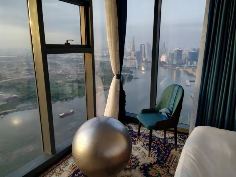 Sunwah Pearl apartment for rent with nice design view Saigon river