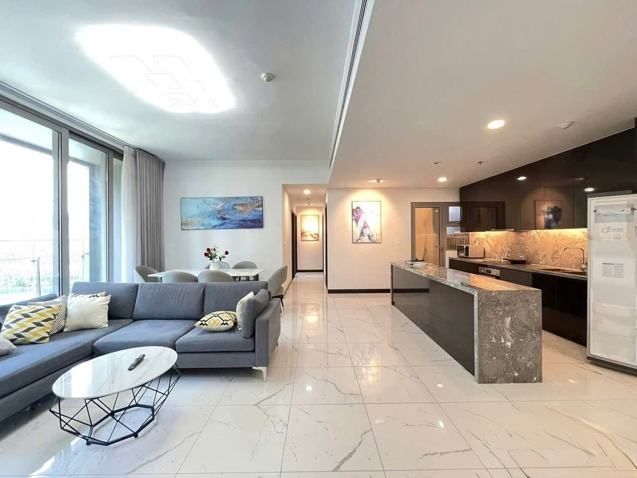 For sale Empire City 3 bedroom apartment fully furnished with beautiful view