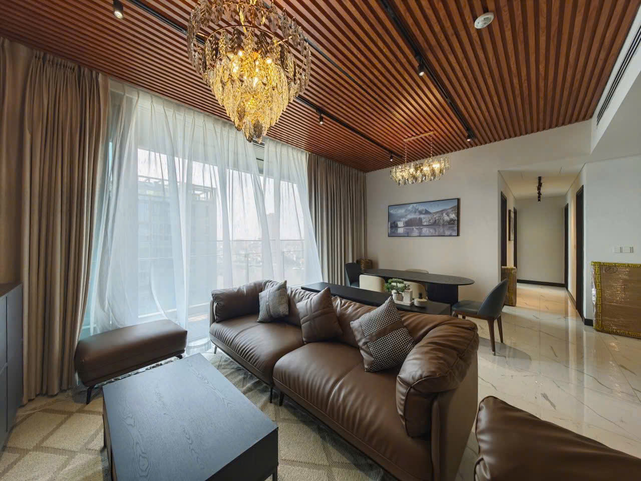 Cho thuê căn hộ Empire City Linden 3 phòng ngủ full nội thất cao cấp
