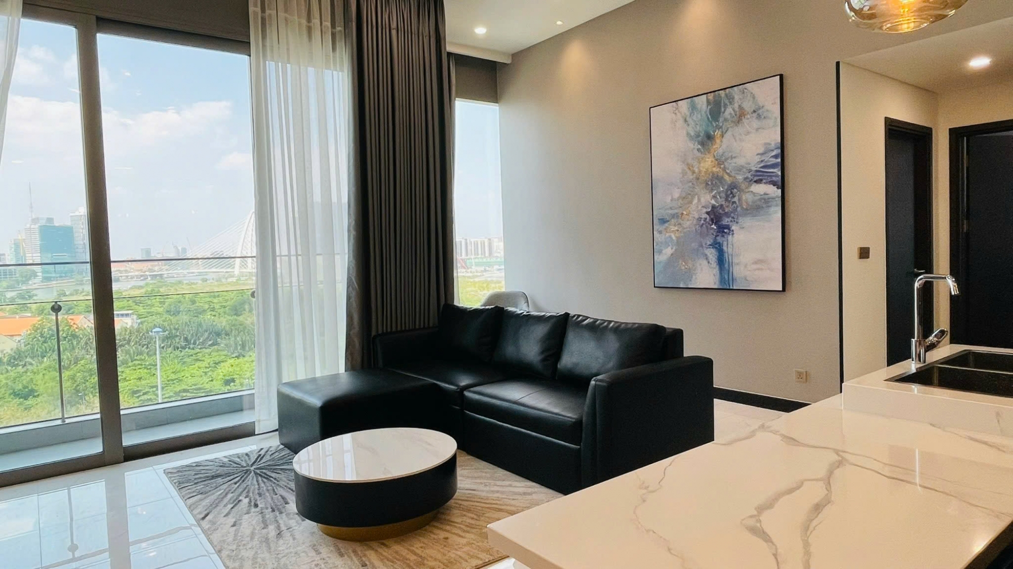 Cho thuê căn hộ hiện đại 2 phòng ngủ tại Empire City Tilia Thu Thiem.