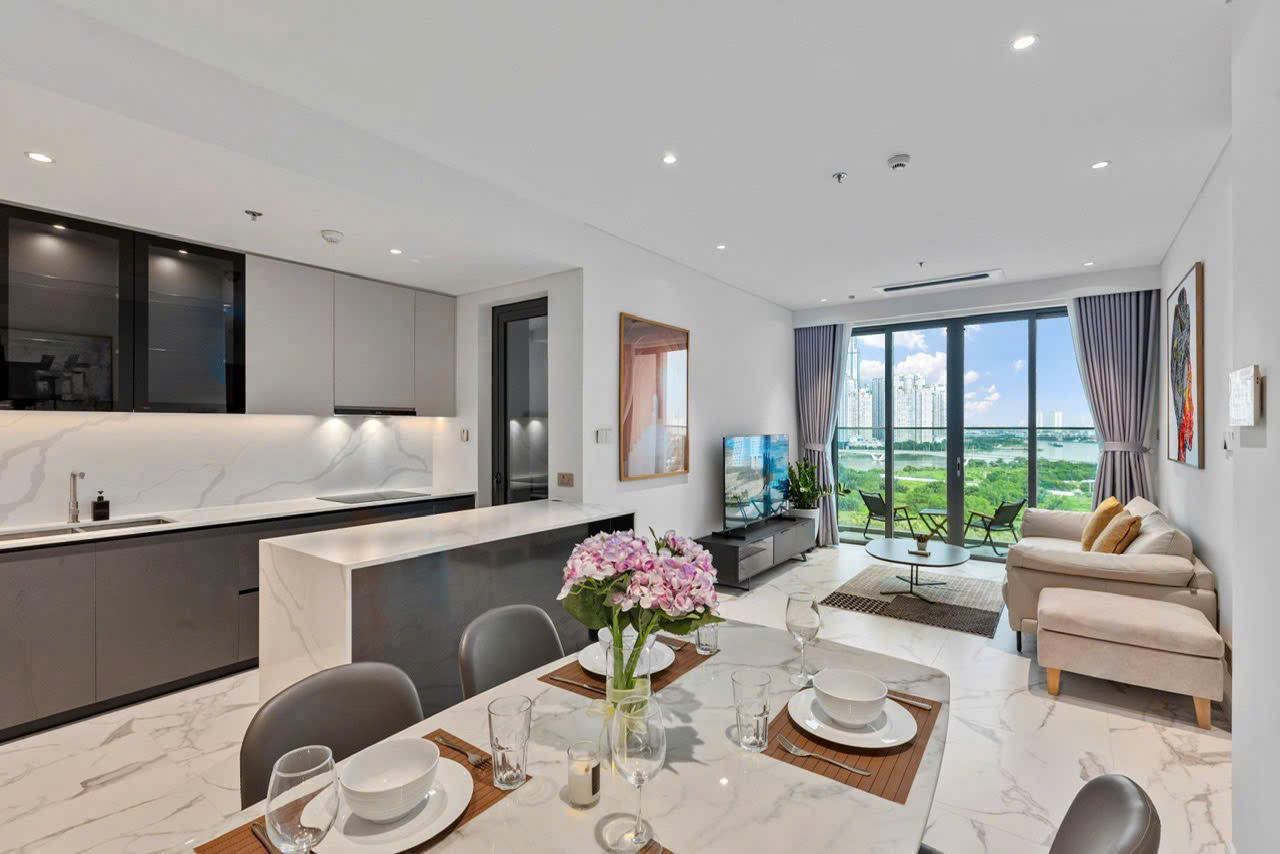 Cho thuê căn hộ The Metropole Crest 2 phòng ngủ full nội thất cao cấp view thoáng