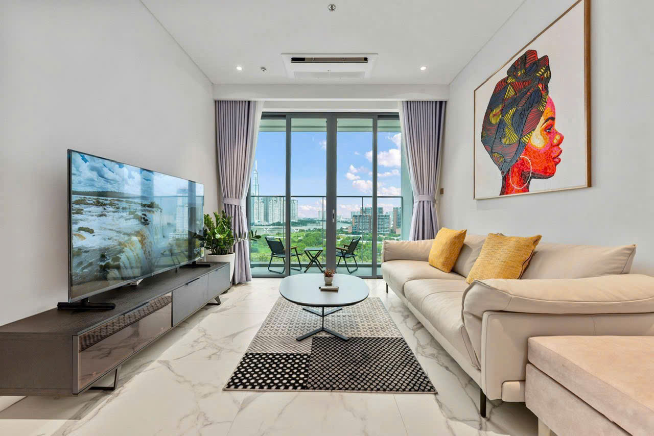 For rent 2 bedroom apartment at The Metropole Crest with full furnishings and an open view