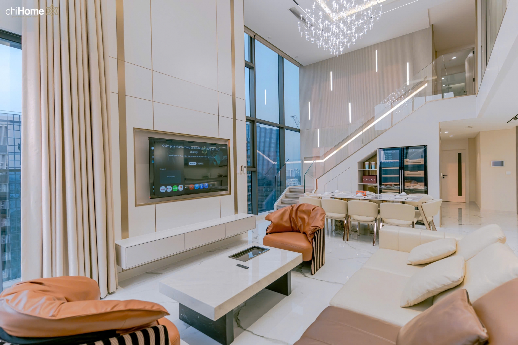 The Opera luxury Duplex for rent with breathtaking riverfront scenery